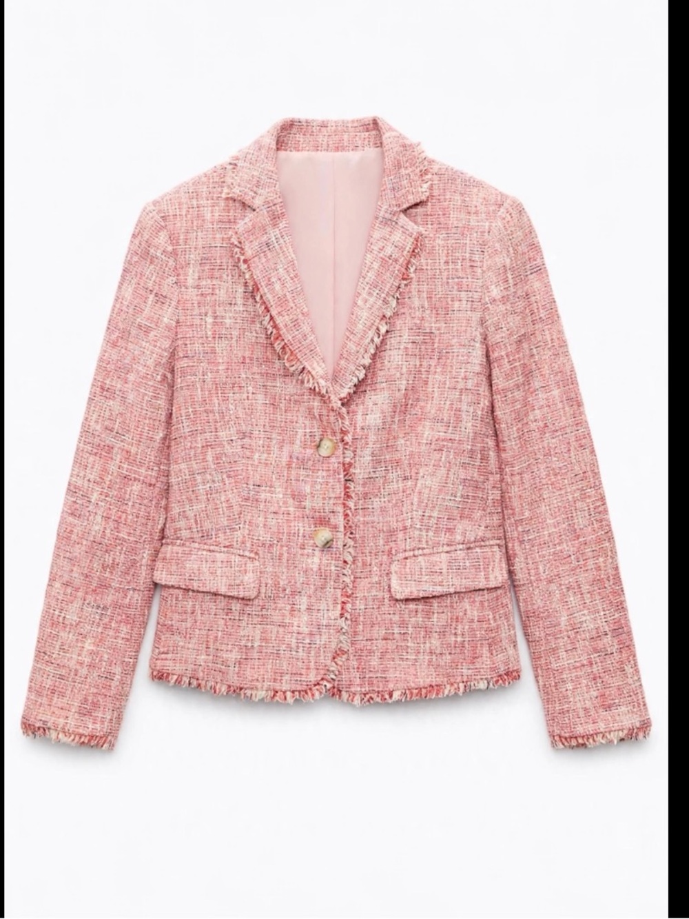 3 for $25 Banana Republic perfect pink tweed jacket